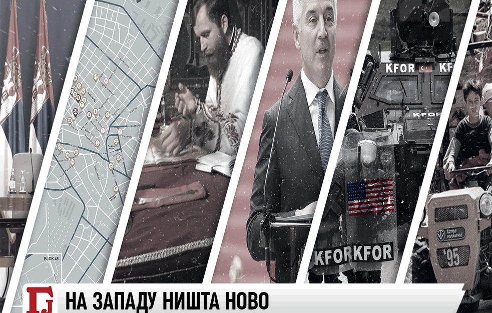 <span style='color:red;'><b>NEDELJNIK</b></span> GLASA JAVNOSTI 02.08.2020. - NA ZAPADU NIŠTA NOVO
